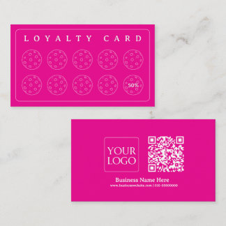 Carte De Fidélité Cookies Bakery Baker Coffee Shop Homemade Business