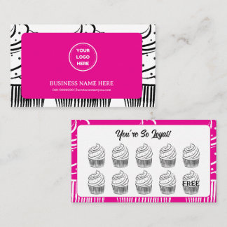 Carte De Fidélité Cupcakes Boulangerie Café Point de récompense