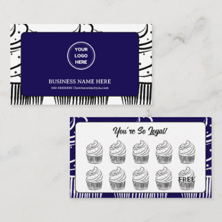 Carte De Fidélité Cupcakes Boulangerie Café Point de récompense