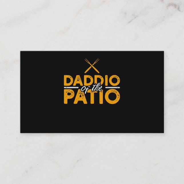 Carte De Fidélité Daddio Of The Patio Funny Grill (Devant)