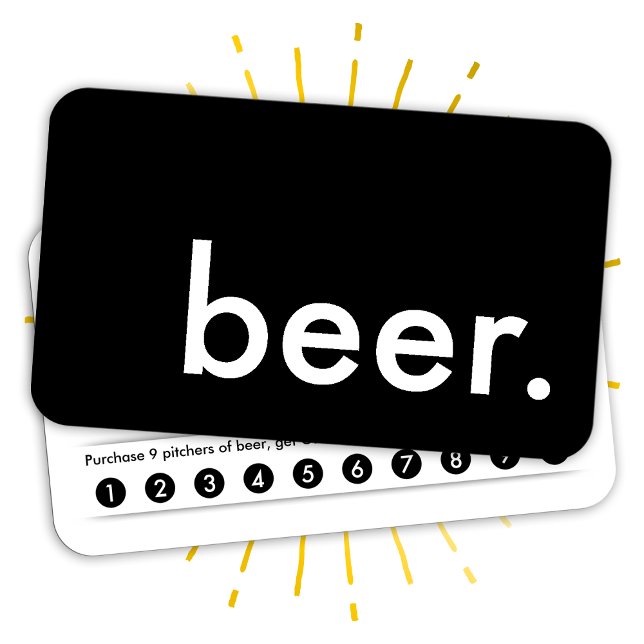 carte de fidélité de bière (Créateur téléchargé)