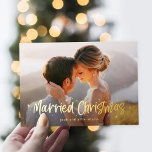 Carte de fidélité de Noël mariée réelle Foil<br><div class="desc">Célébrez le diplômé dans votre vie en style! Conçu par Berry Berry Sweet (www.berryberrysweet.com). Visitez notre site Web pour des invitations modernes et élégantes,  des annonces et des cadeaux personnalisés.</div>