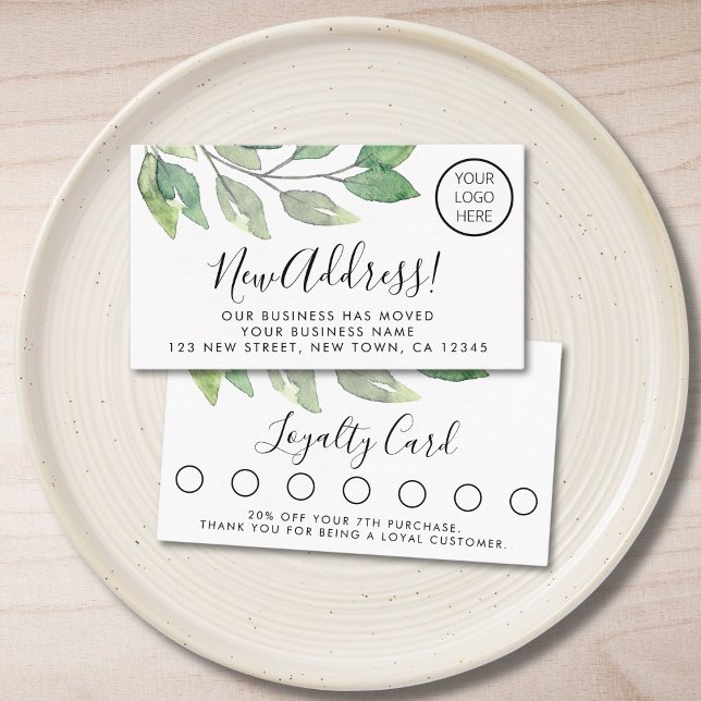 Carte de fidélité du client Logo (Créateur téléchargé)