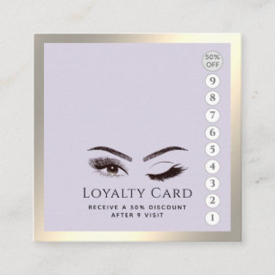 Carte De Fidélité Élégant lave-linge de luxe maquillage