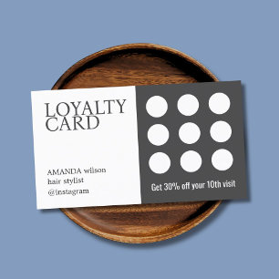 Carte De Fidélité Elégant salon blanc gris foncé