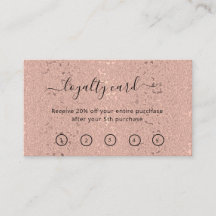 Élégant salon de beauté Rose Gold