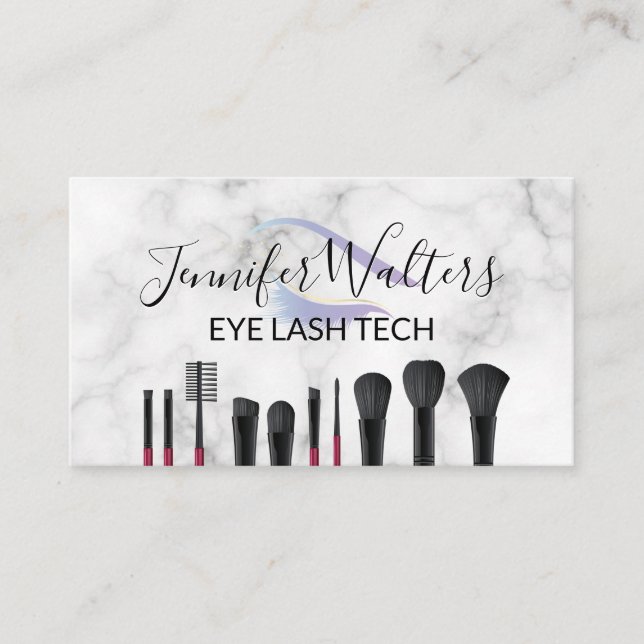 Carte de fidélité Eye Lash et Brosse (Devant)