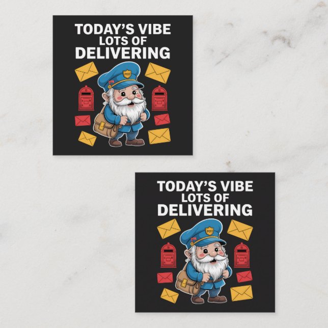 Carte De Fidélité Facteur Gnomes Mail (Devant / Derrière)