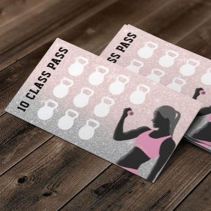 Carte De Fidélité Fitness 10 Classe Pass Formation Personnelle Fidél