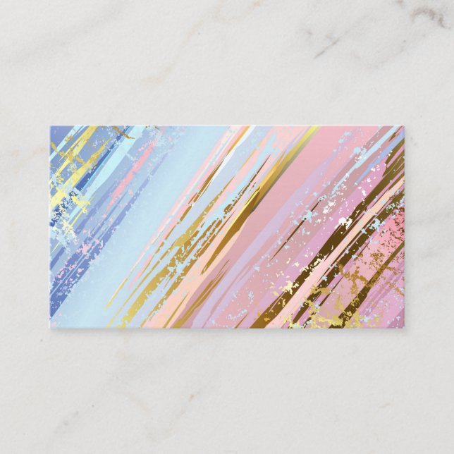 Carte De Fidélité Fond rose texturé (Devant)