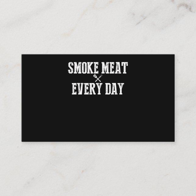 Carte De Fidélité Funny Bbq Smoker Accessoire Pitmaster Papa Grillin (Devant)