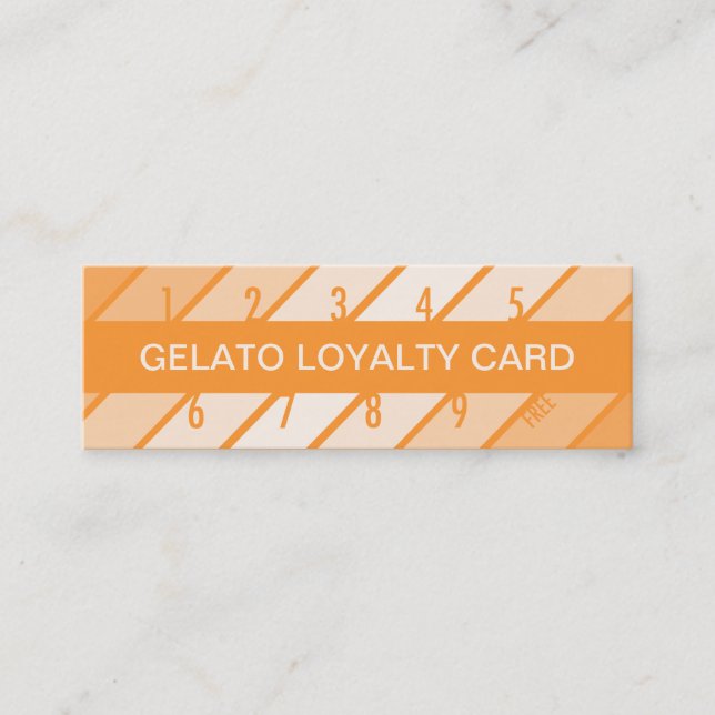 carte de fidélité gelato (rétrograde) (Devant)