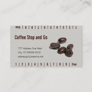 Carte De Fidélité Grains de café