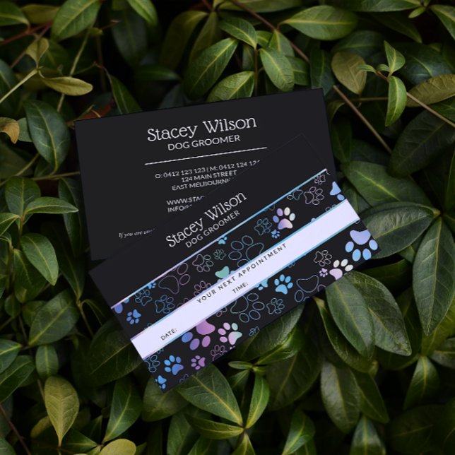 Carte De Fidélité Holographique Et Empreinte de pa (Créateur téléchargé)