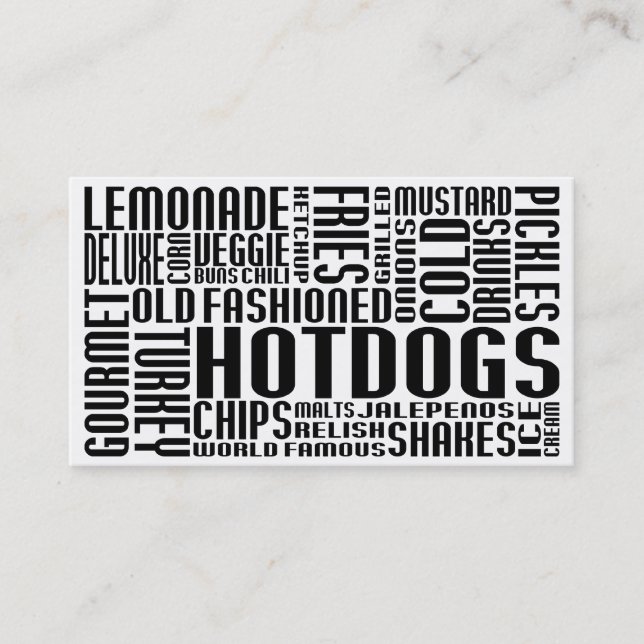 Carte De Fidélité hot dogs (conversation chit) (Devant)