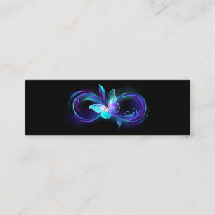 Carte De Fidélité Infinité brillante avec papillon magique