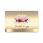 Instructeur de Yoga à fleurs de Lotus d'or