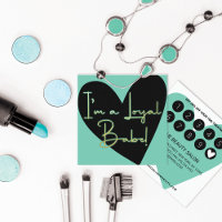 Je suis Loyal Babe Gold Turquoise Black Heart Clie