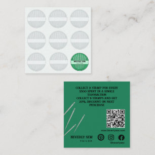 Carte De Fidélité Kit d'aiguilles à coudre Tailleur élégant