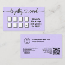 Lavande Légère Minimale Ajouter Votre Logo Code QR