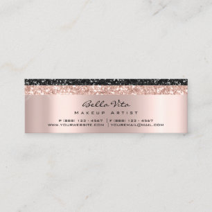 Carte De Fidélité Le coeur de beauté de maquillage de poinçon de l