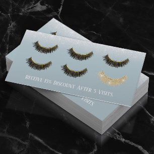 Carte De Fidélité Loyalty Card   Lashes Makeup Artist Eyelash