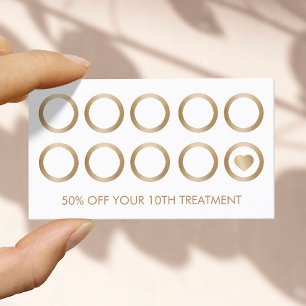 Carte De Fidélité Loyalty Card   Lashes Nail Art Makeup Artist Salon