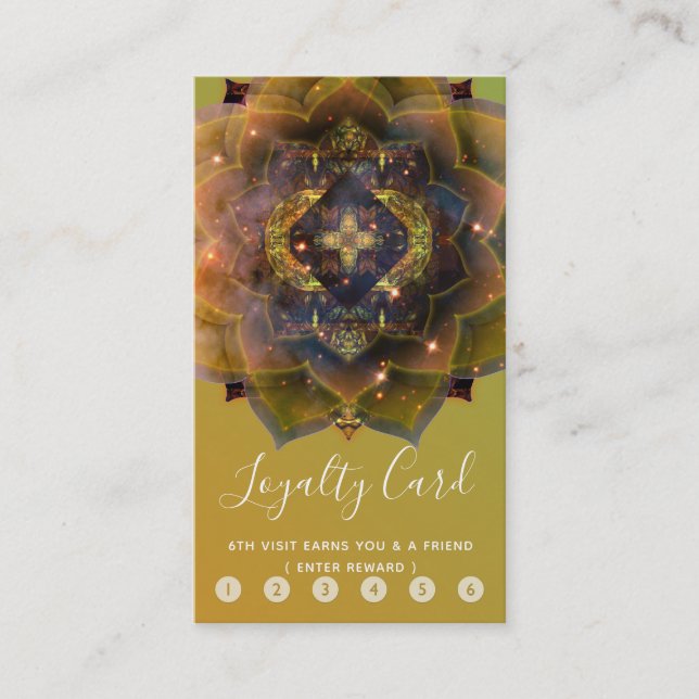 Carte De Fidélité Mandala de l'âme gitane (Devant)