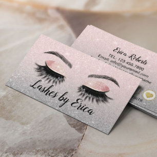 Carte De Fidélité Maquillage d'Eyelash Artiste Parties scintillant r