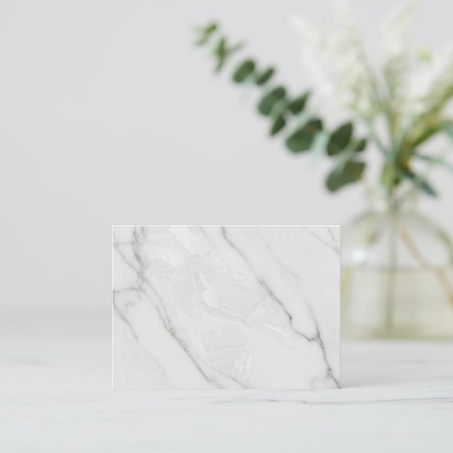 Carte De Fidélité Marbre Blanc (Debout devant)