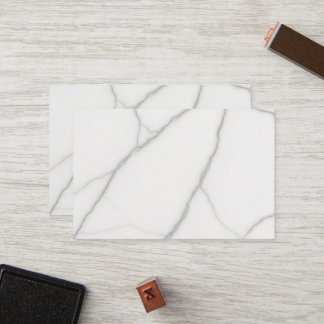 Carte De Fidélité Marbre Blanc