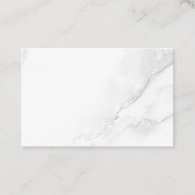 Carte De Fidélité Marbre Blanc (Devant)