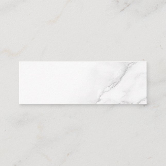 Carte De Fidélité Marbre Blanc (Devant)