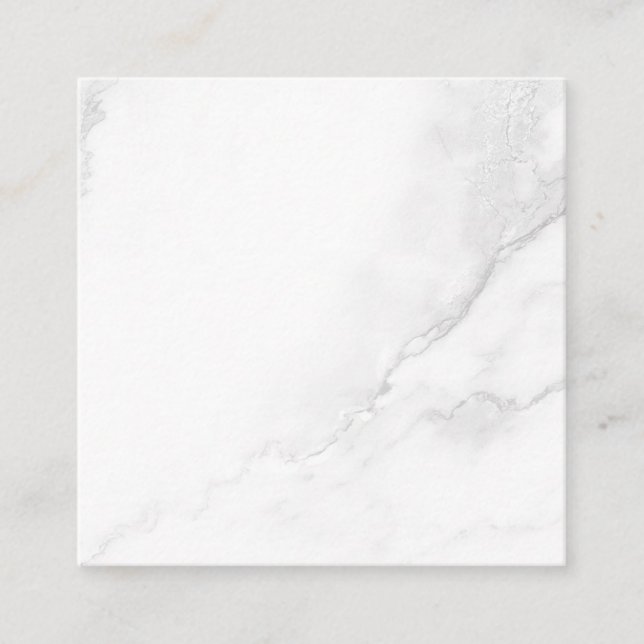 Carte De Fidélité Marbre Blanc (Devant)