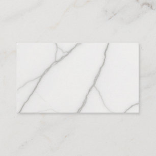 Carte De Fidélité Marbre Blanc