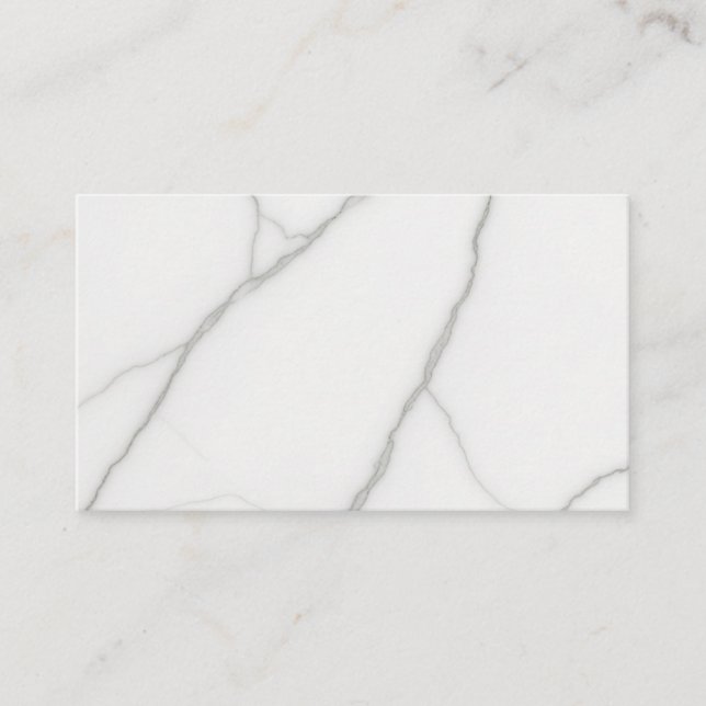 Carte De Fidélité Marbre Blanc (Devant)
