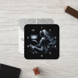 Carte De Fidélité Méditation Lotus, instructeur de yoga Passe de cla