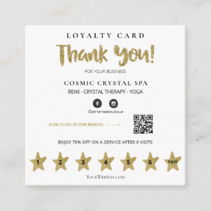 Carte De Fidélité *~* Merci QR Rewards Stars