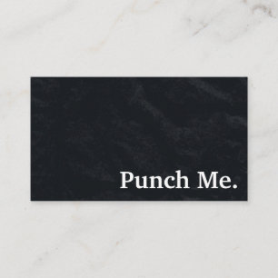 Carte de fidélité minimaliste noire moderne