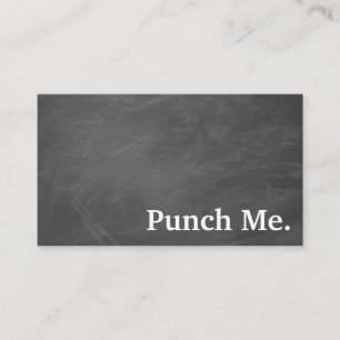 Carte de fidélité minimaliste noire moderne