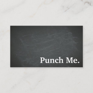 Carte de fidélité minimaliste noire moderne