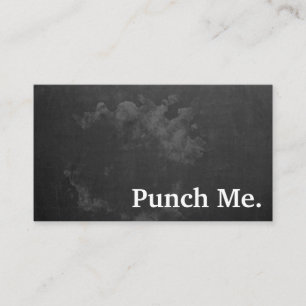 Carte de fidélité minimaliste noire moderne