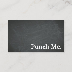 Carte de fidélité minimaliste noire moderne