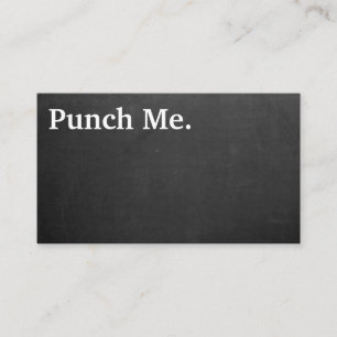 Carte de fidélité minimaliste noire moderne