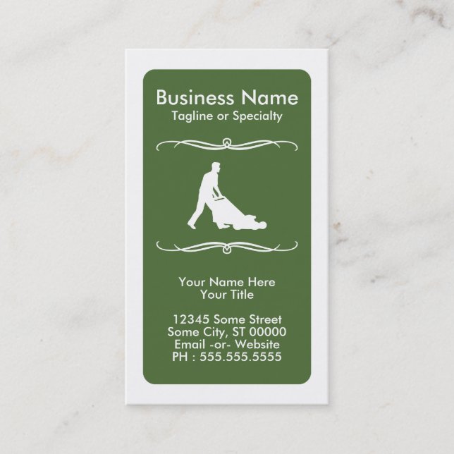 carte de fidélité mod lawn mowing (Devant)