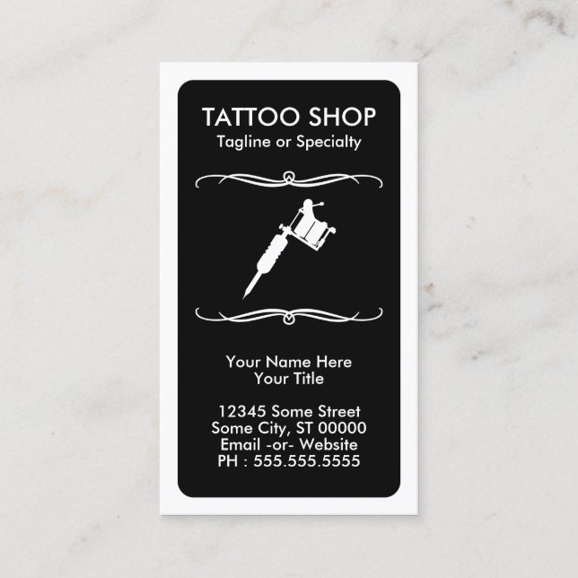 carte de fidélité mod TATTOO (Devant)
