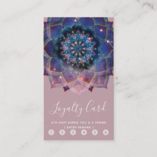 Carte De Fidélité Nebula Bloom Mandala