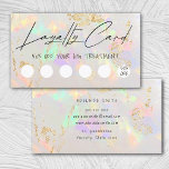 carte de fidélité opal blanc<br><div class="desc">veuillez noter que l'effet holographique n'est pas réel, mais simplement simulé</div>
