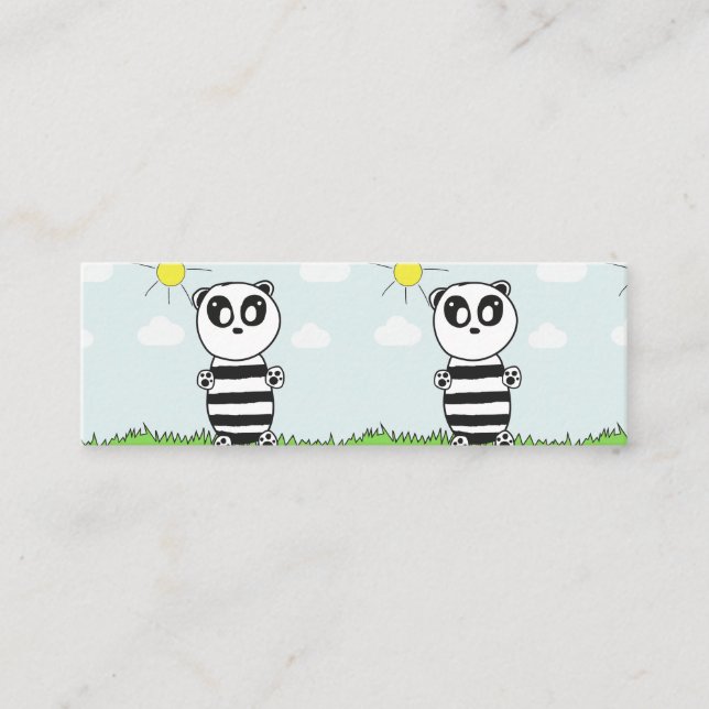 Carte De Fidélité Panda Kids (Devant)