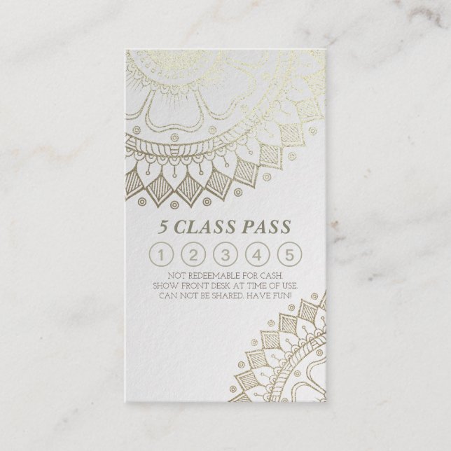 Carte de fidélité Pass Classe d'instructeur de méd (Devant)